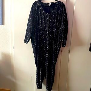 Pride & Joys Vintage polka dot pleated jumpsuit